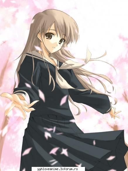 ;) poze  fete  anime